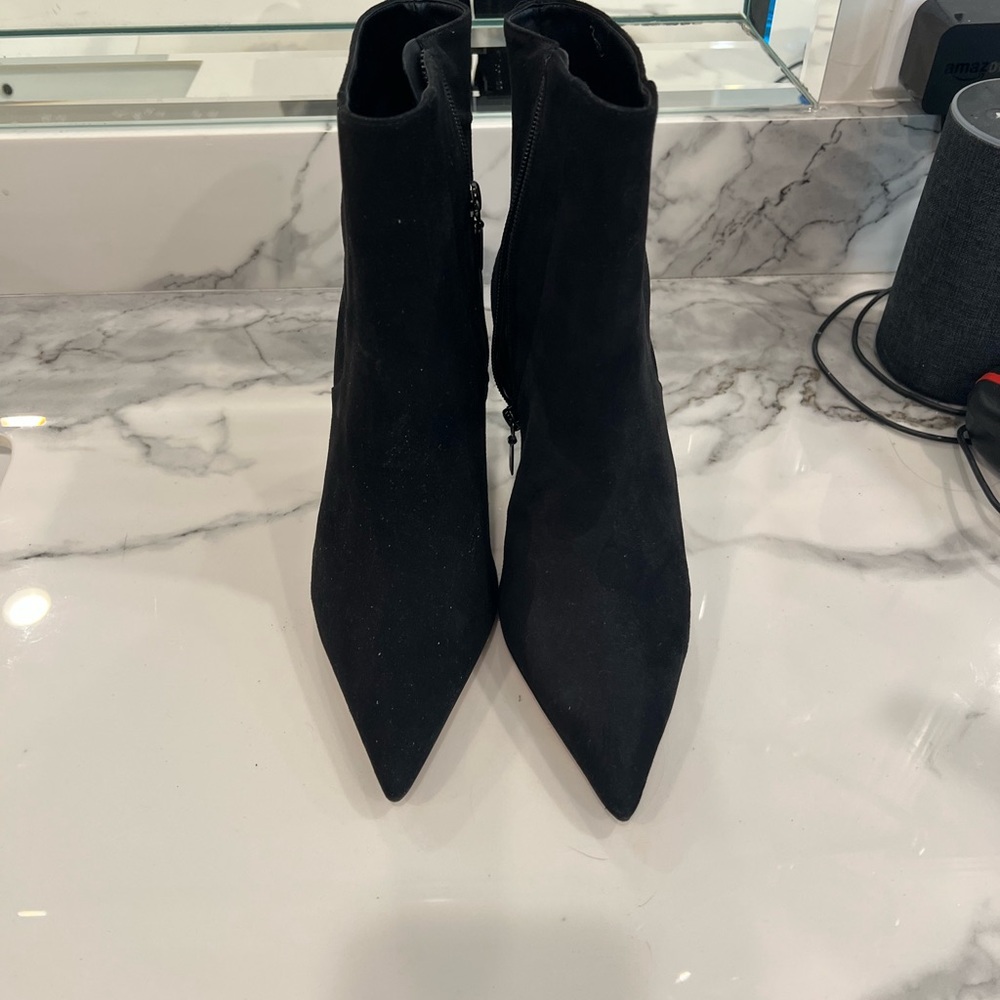 Schutz Bette black suede bootie size 9.5